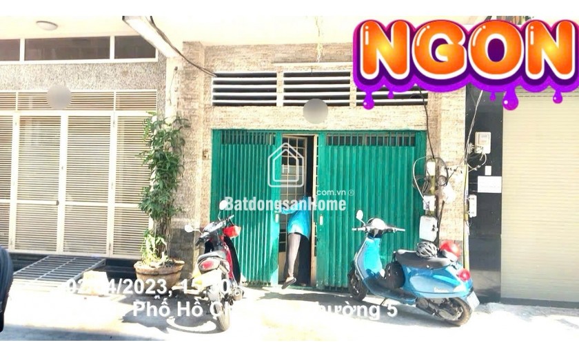 BÁN NHÀ 2 TẦNG BÙI HỮU NGHĨA P5 QUẬN 5 - 64M2 - 2PN 2WC - HẼM XE TẢI CHỈ 15 TỶ